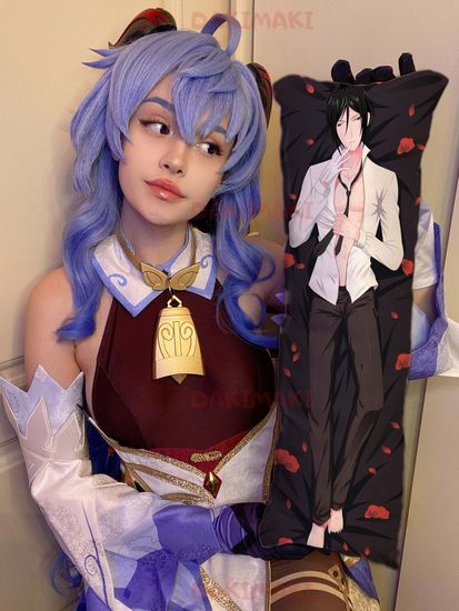 Мини дакимакура Себастьян Михаэлис из Темный дворецкий арт. M0375, 60х20 см