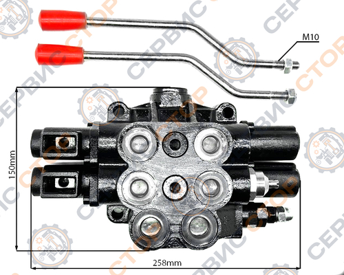Гидрораспределитель двухконтурный плавающий режим
