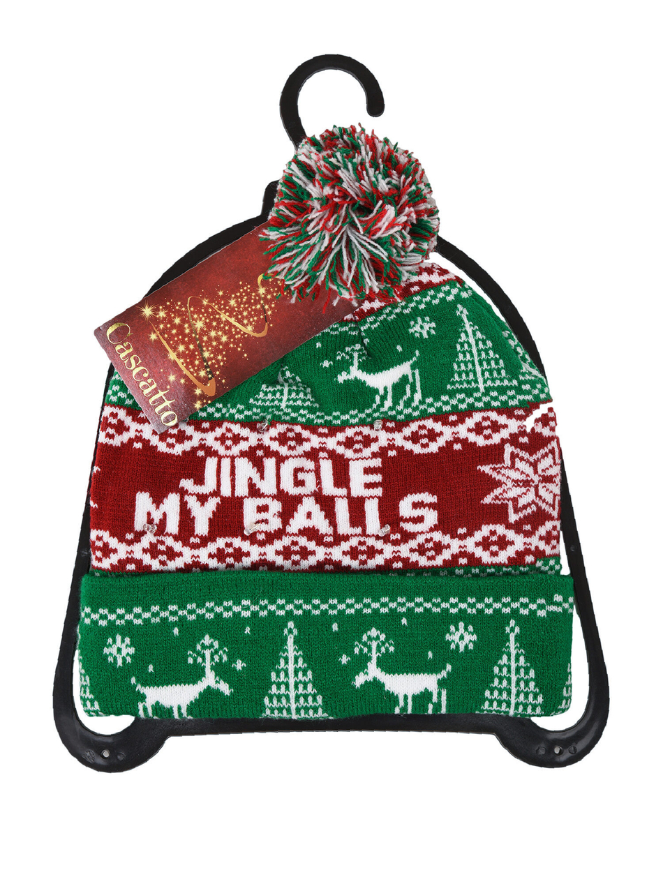 Шапка новогодняя со светодиодными лампочками.