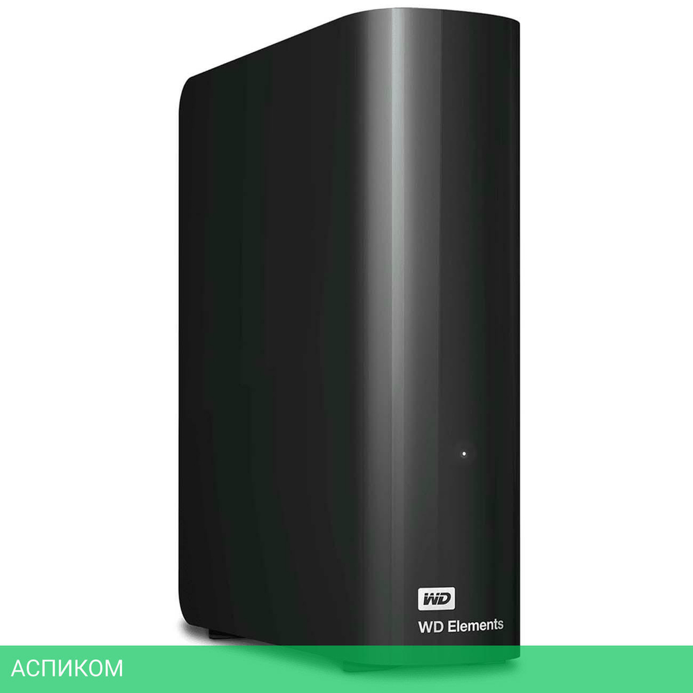 Внешний накопитель WD Elements Desktop 16TB (WDBWLG0160HBK)