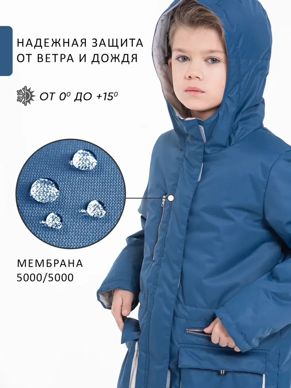 Куртка парка демисезонная мембрана