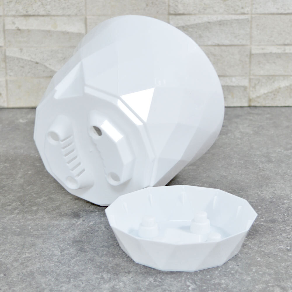 Горшок цветочный Laurel D145мм 1,3л с поддоном (белый)