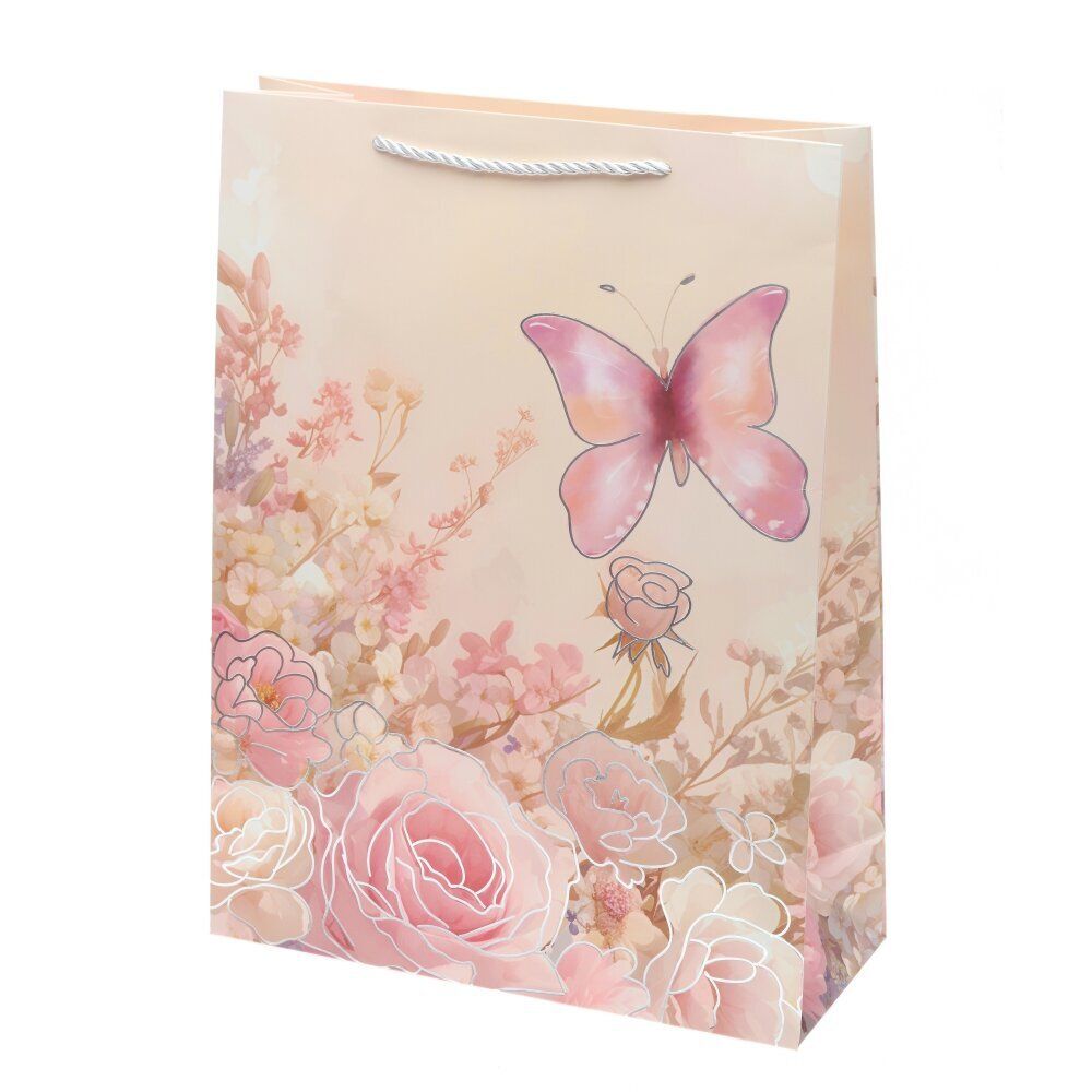 GAEM Пакет подарочный (бумага 210г/м2, блок 12шт), L18 W10 H23 см, 4в.