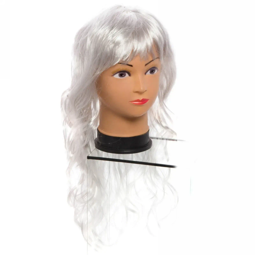 Парик карнавальный «Чаровница» (локоны 60 см), Пепельный