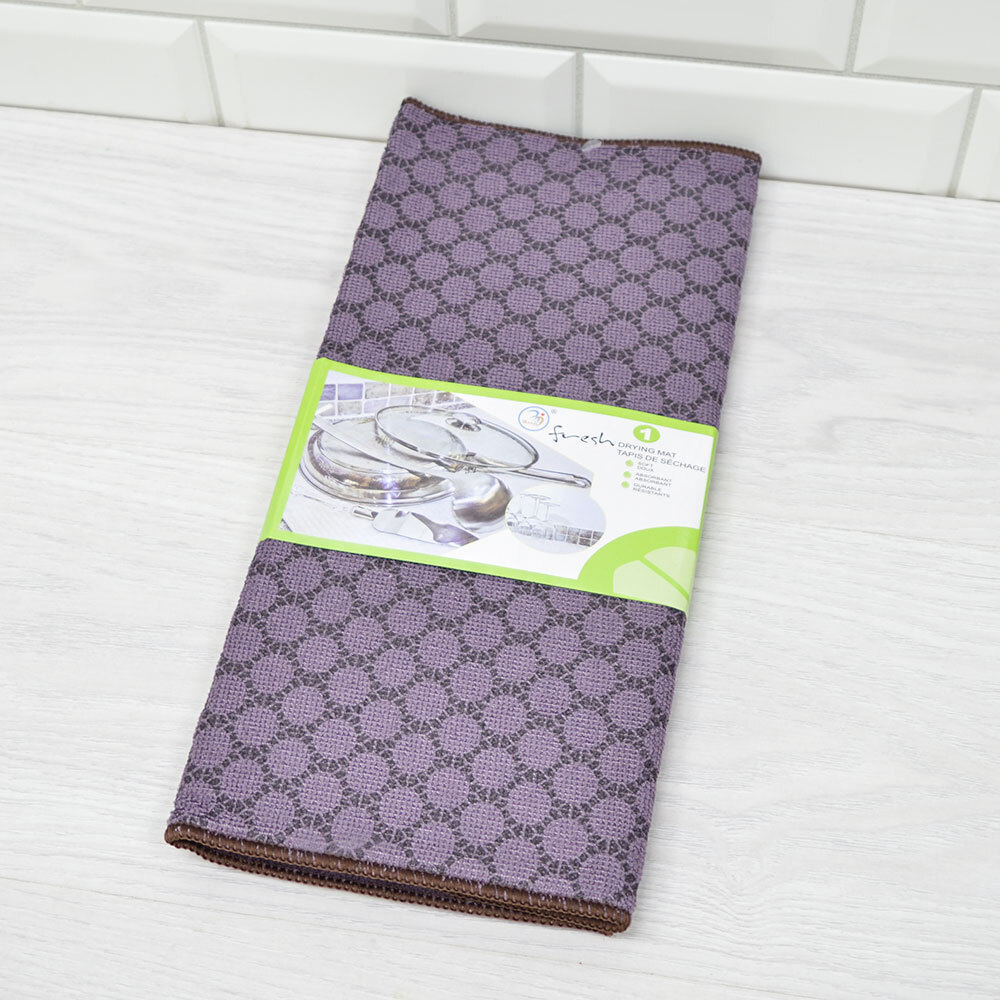 Коврик для сушки посуды 38*50см, полиэстер, микс NNKS2