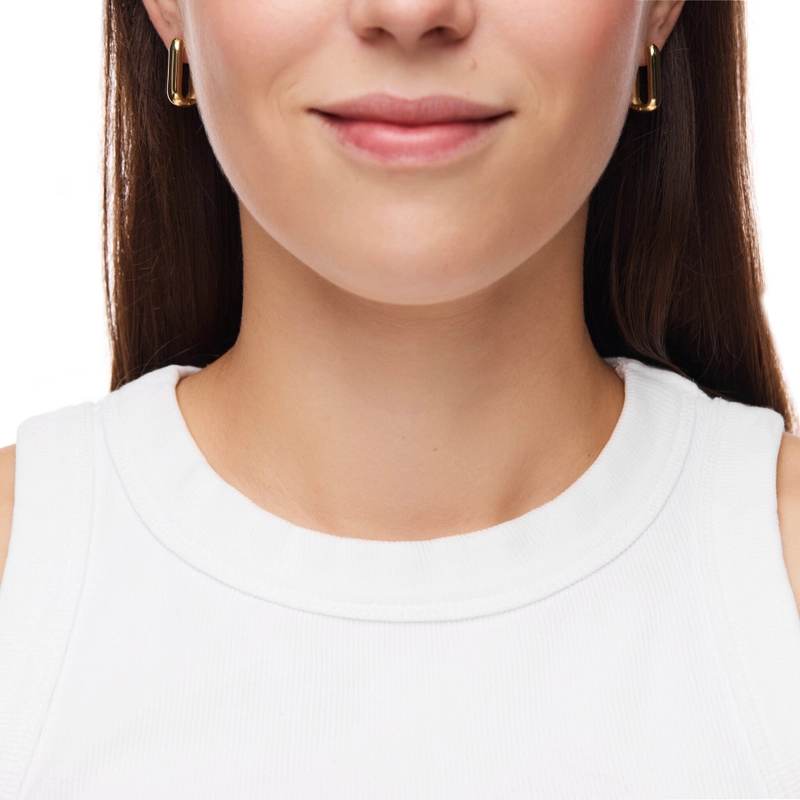 Серьги Звено Ю – Золото