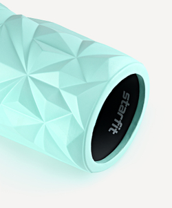 Ролик массажный STARFIT FA-507, EVA/PP, средняя жесткость, 32,5x12,5 cм, мятный/серый