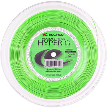 Струны теннисные Solinco Hyper-G (200 m) - green