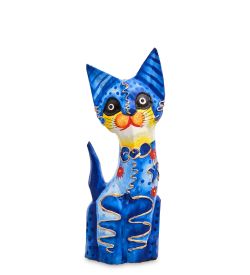 Decor and Gift 99-052-01 Статуэтка «Кошка» 20 см (албезия, о.Бали)