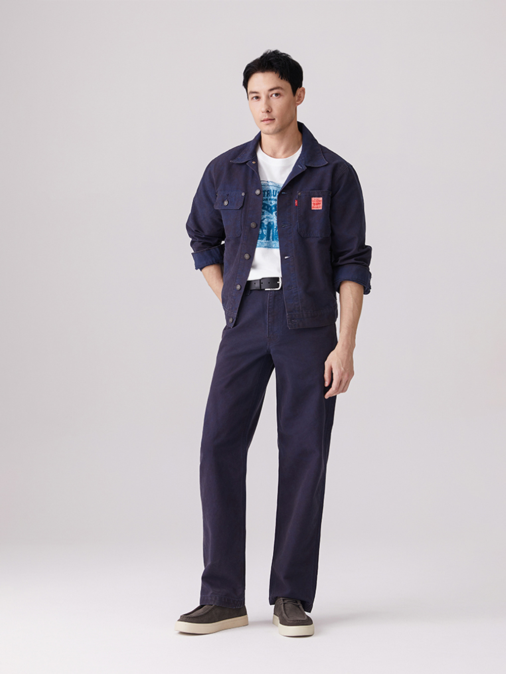 Мужские свободные прямые джинсы Levi's 568 Stay Loose 55849-0057