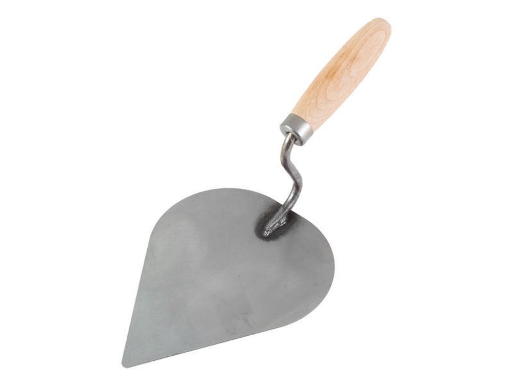Кельма штукатура "Сердечко", углеродистая сталь, дерев. рукоятка, 175х150мм, (шт.) 28-3-055