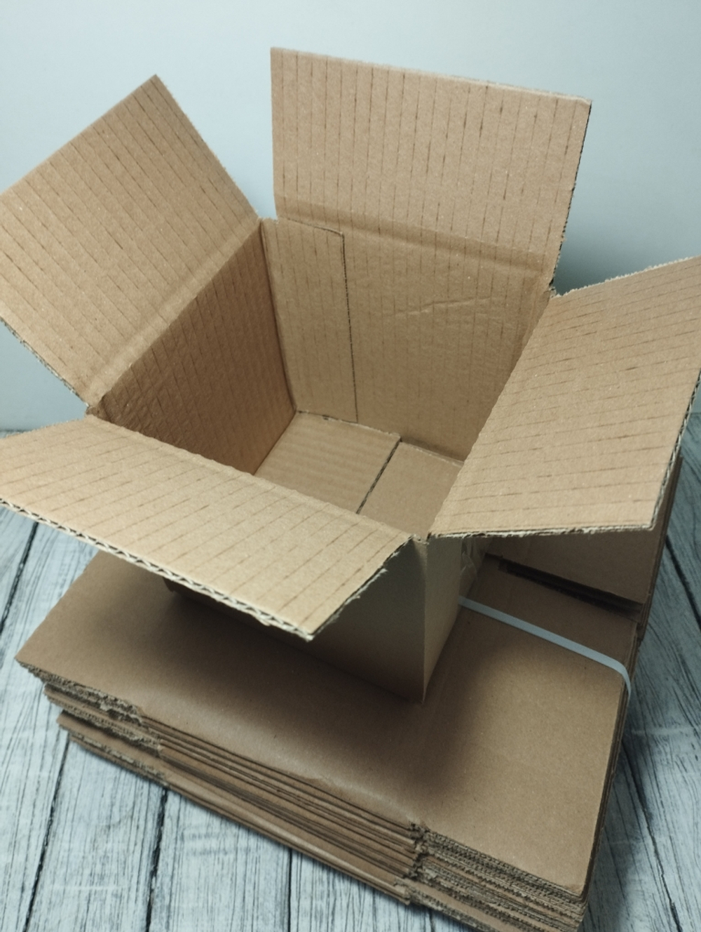 Коробка картонная, гофрокороб 130х130х130 мм - 20 шт