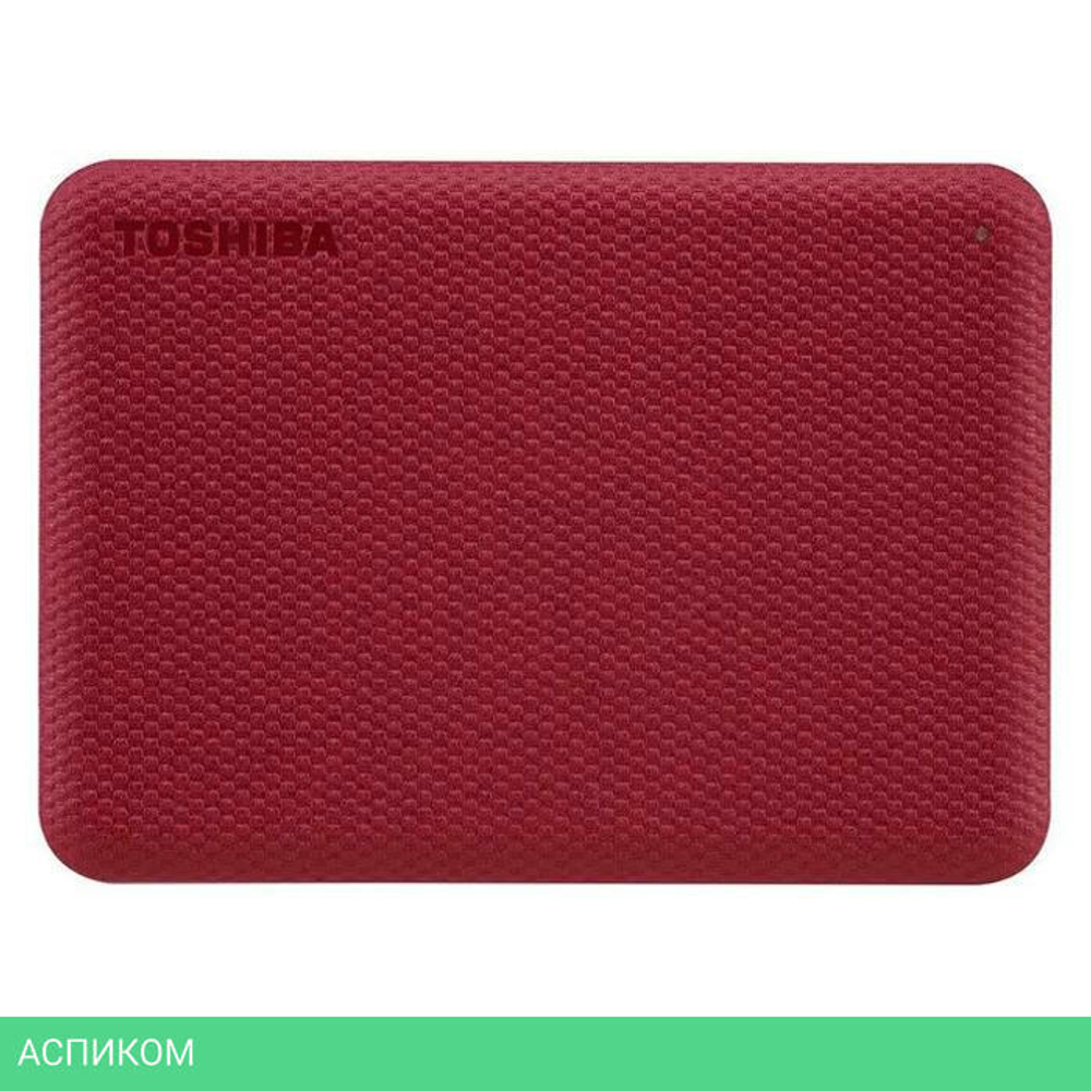 Внешний накопитель Toshiba Canvio Advance 4ТБ красный (HDTCA40ER3CA)