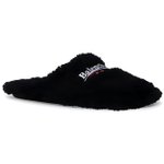 Balenciaga Furry Slides "Black"