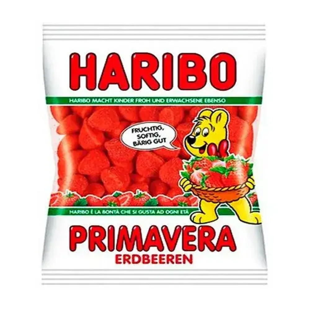 Жевательный мармелад Haribo Primavera Erdbeeren, 100 г