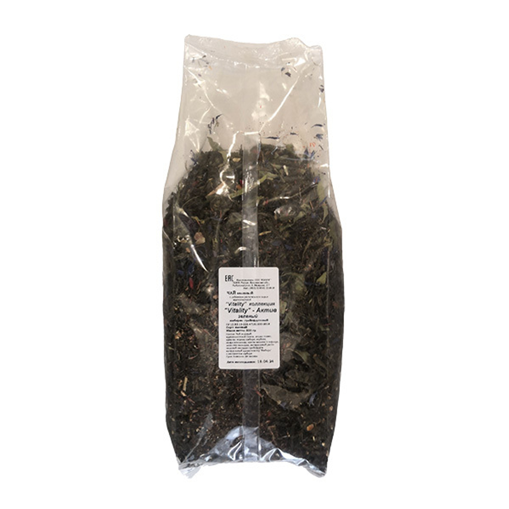 Зеленый ароматизированный чай Vitality Актив Конунг 500г