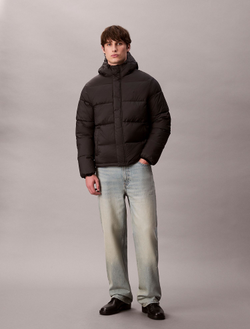 Утепленная куртка Calvin Klein Hooded Puffer Jacket Black