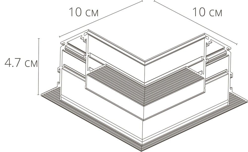 Коннектор угловой для магнитного шинопровода Arte Lamp