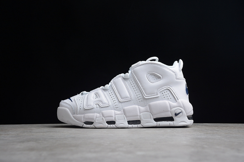 Купить в Москве кроссовки Nike Air More Uptempo White Midnight Navy