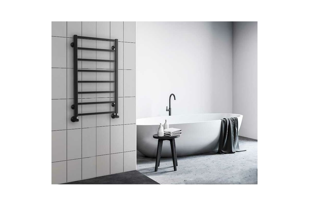 Полотенцесушитель Royal Thermo Axel П8 500х1000 электро (встроен. диммер) черный НС-1433992