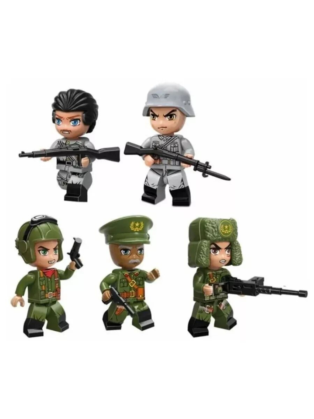 Конструктор Qman CombatZones 21014 Танк, 858 дет.