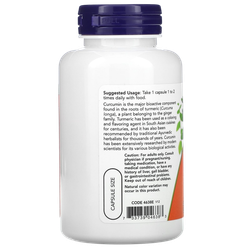 Now Foods Turmeric Curcumin 500 mg 60 veg capsules, Куркумин
