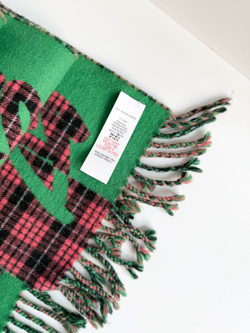 Шерстяной шарф Burberry