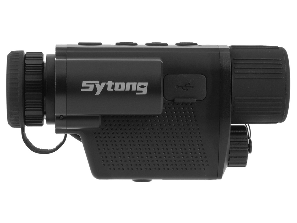 Тепловизионный монокуляр Sytong XS06-25LRF x1.2/2.4/4.8/9.6, 640x512, лазерный дальномер,ø25мм, обнаруж.1250м, IP66,425г