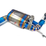 Титановая выхлопная система с заслонками для Porsche 987 Boxster 2.7T 2004-2009 / 981 Boxster 2.7T 2012-2017 Порше Бокстер