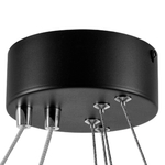 748117 Люстра SATURNO LED 60W 4400LM 70G ЧЕРНЫЙ 3000-6000K