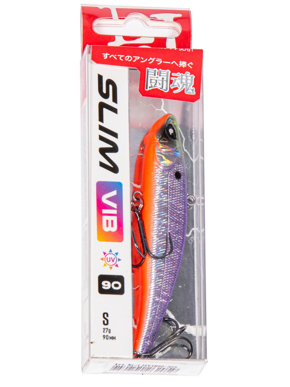 Воблер тонущ. вертикал. LJ Pro Series SLIM VIB S 90.00/325