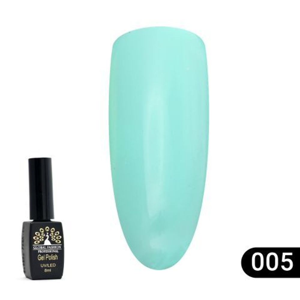 Гель лак Global Fashion Summer Light 005, 8 мл