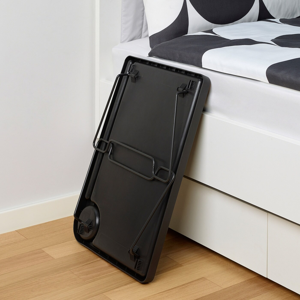 Поднос IKEA BRUKSVARA (БРУКСВАРА), Антрацит, 24х52х35 см