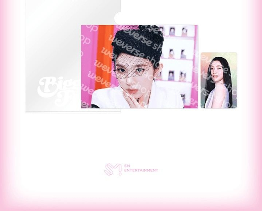 (ПРЕДЗАКАЗ) товары IRENE - Biggest Fan OFFICIAL MD POSTCARD + HOLOGRAM PHOTO CARD SET