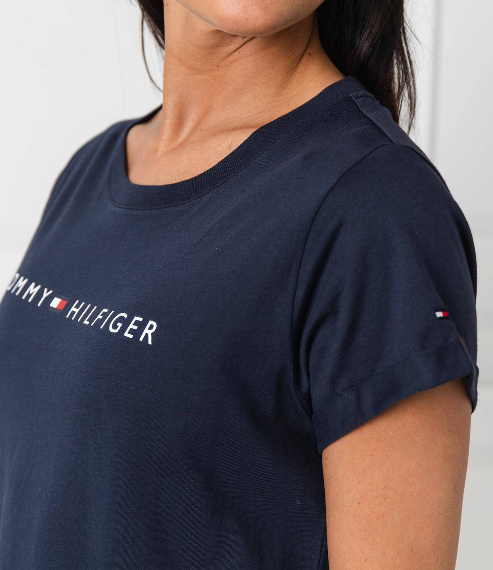 футболка Tommy Hilfiger - темно-синий(UW0UW01618)