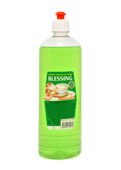 Моющее средство BLESSING для мытья посуды с антибактериальном эффектом. 1 л.