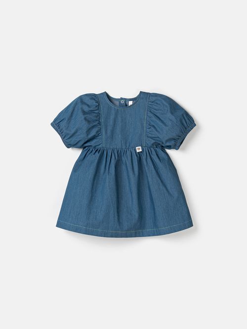 Платье с объемным рукавом 