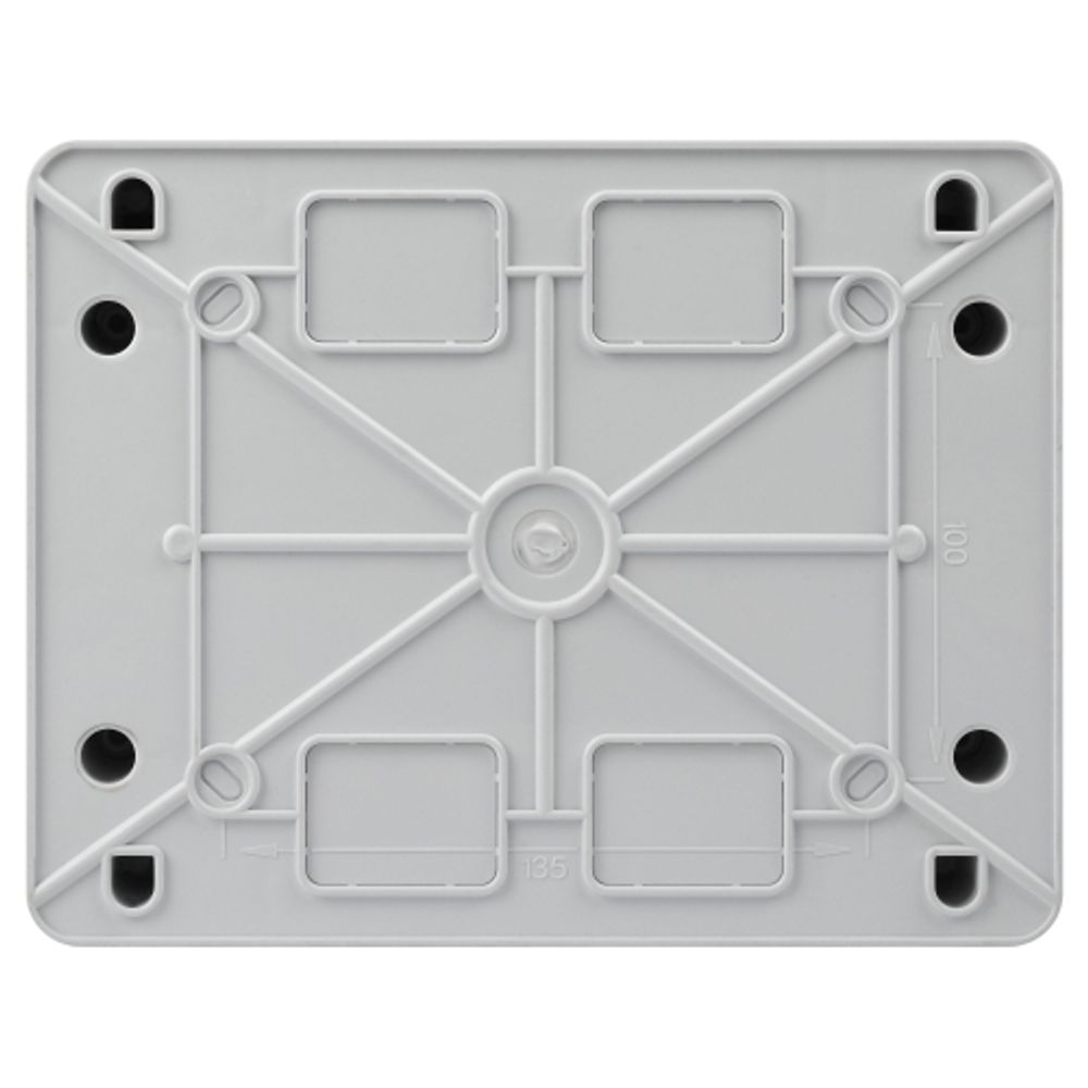 Корпус пластиковый навесной ЭРА COMFORT ЩРН-П-8 IP41 прозрачная крышка белый | Корпуса пластиковые модульные