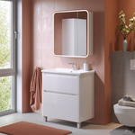 Тумба Lana 80 белая, ум. Миранда