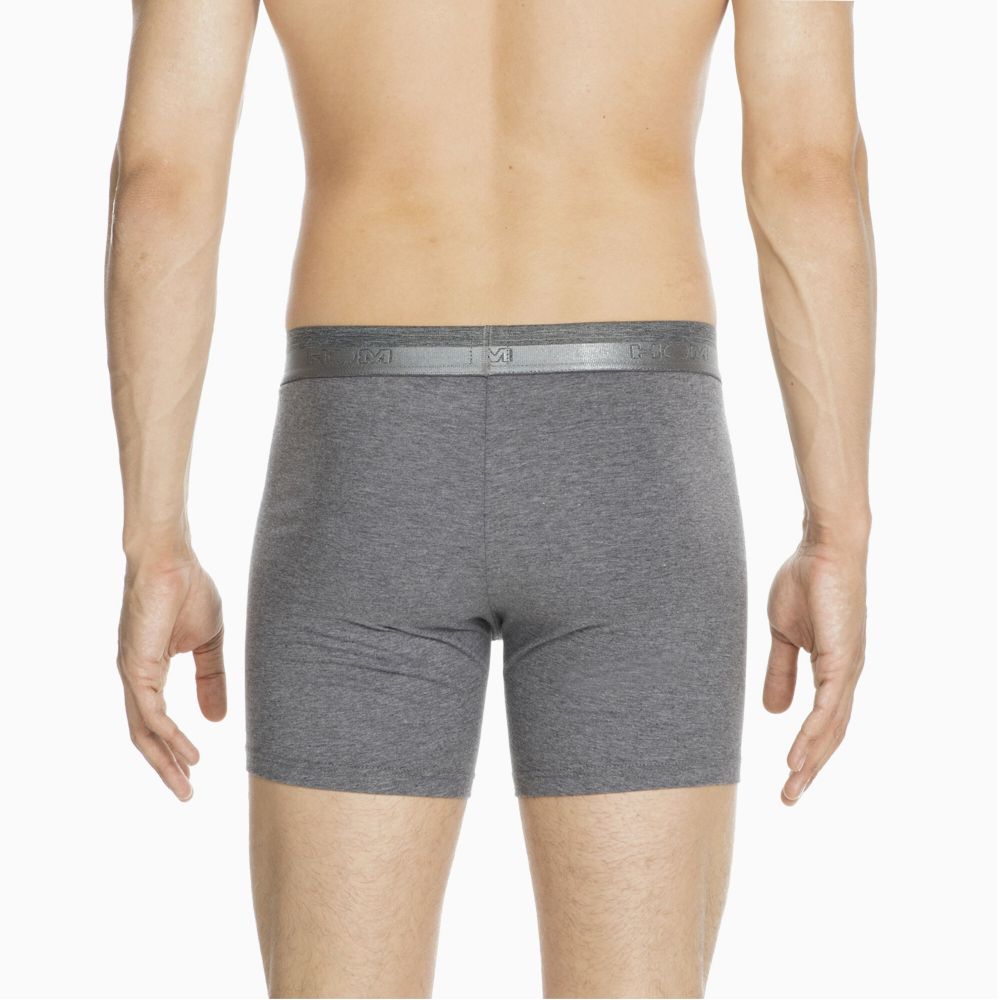 Мужские трусы боксеры удлиненные серые HOM HO1 Long Boxer Briefs HO1 359519_4000ZU