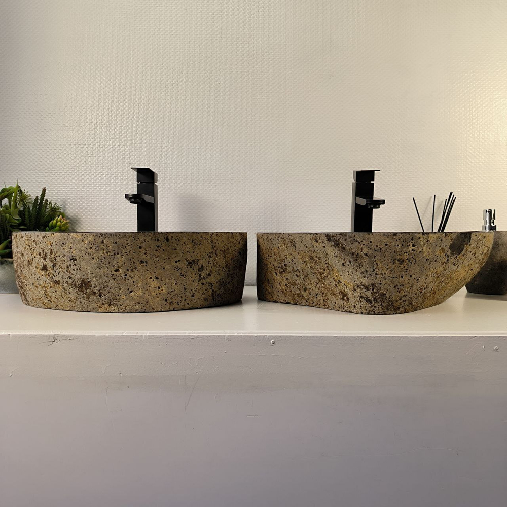 Раковина из речного камня ПАРА! RS-65536 50*33*15 0866