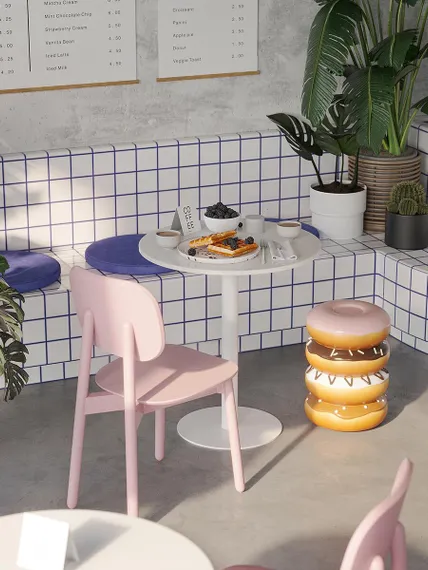 Стул Saga, розовый