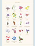 Fine Flower Botanical Art. Coloring book