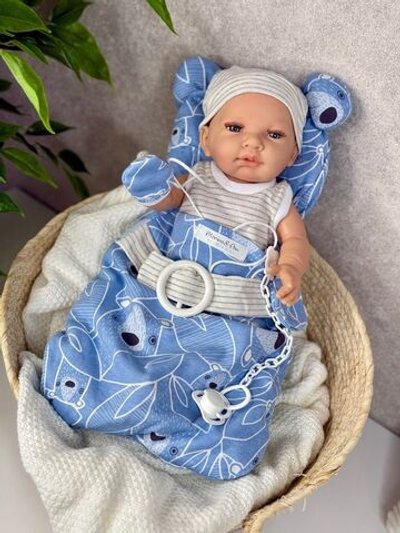 Кукла Marina and Pau 45cм Recien Nacido, виниловая (M1658K)