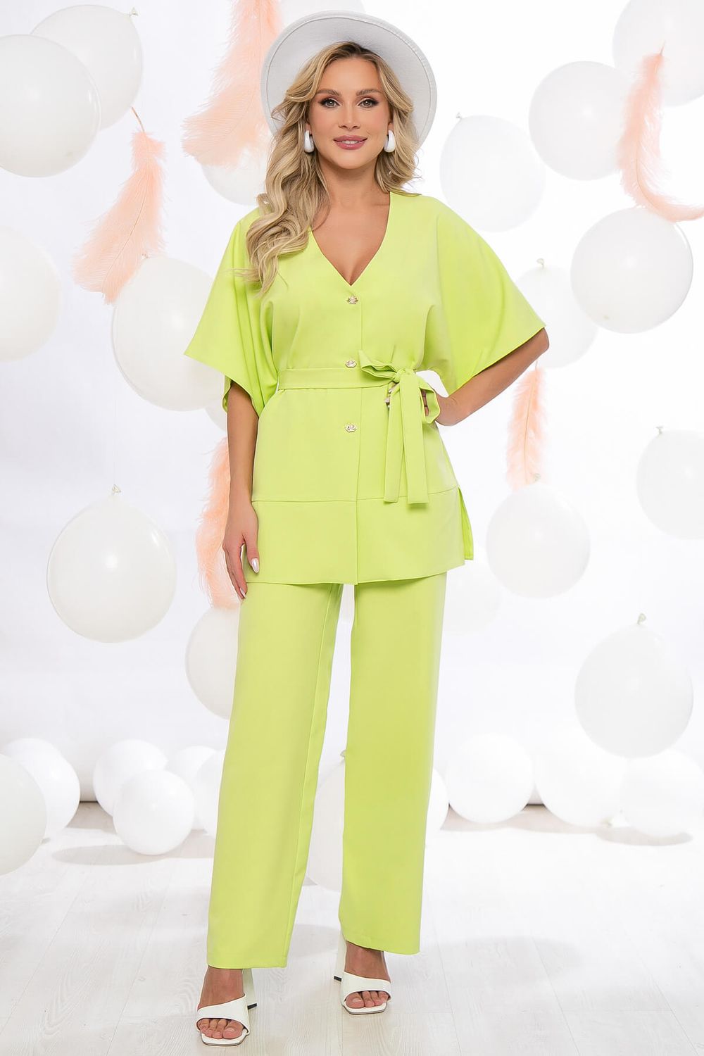 Костюм "Элегант" НЬЮ (лайм) К5406 LT Collection (Акция)