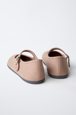 ZARA БАЛЕТКИ BAREFOOT, РОЗОВЫЙ