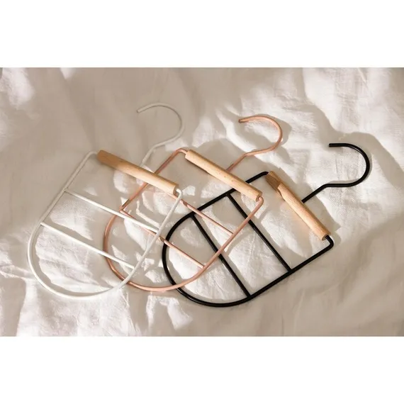 Вешалка для ремней и шарфов SAVANNA Wood, 11,3×24×1,1 см, цвет розовый