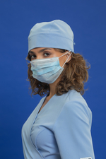 Шапочка с фиксаторами женская