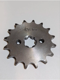 Звезда ведущая для питбайка, мопеда (428-16Т) 17мм сталь
