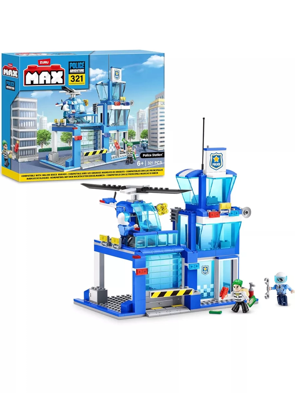 Конструктор Зуру Max Build More Полицейский участок 83163